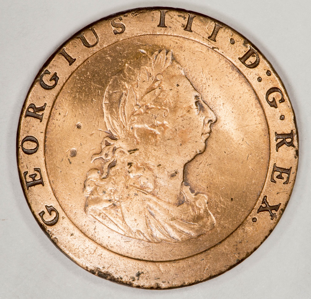 The George III Cartwheel penny