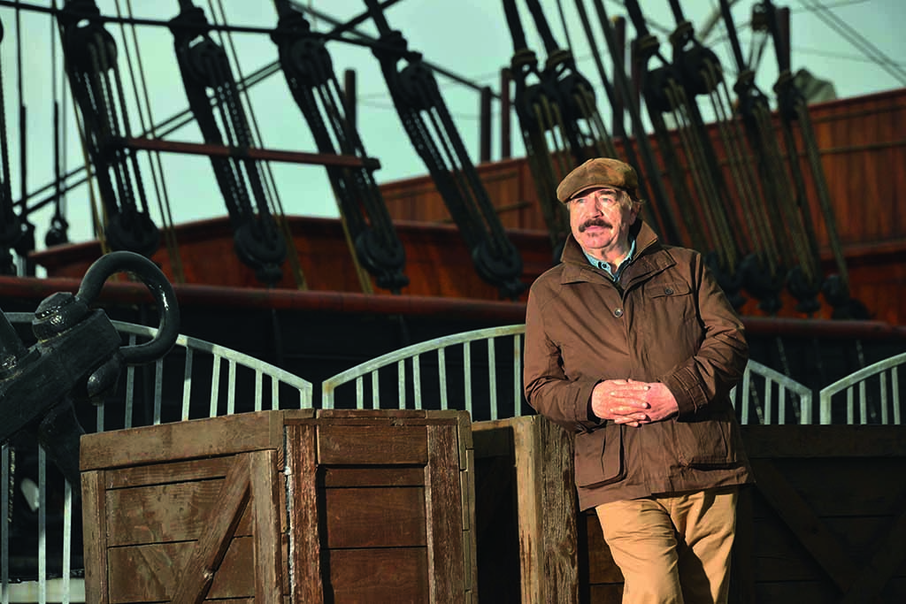 Brian Cox on the Discovery in Dundee (Photo: Angus Blackburn)