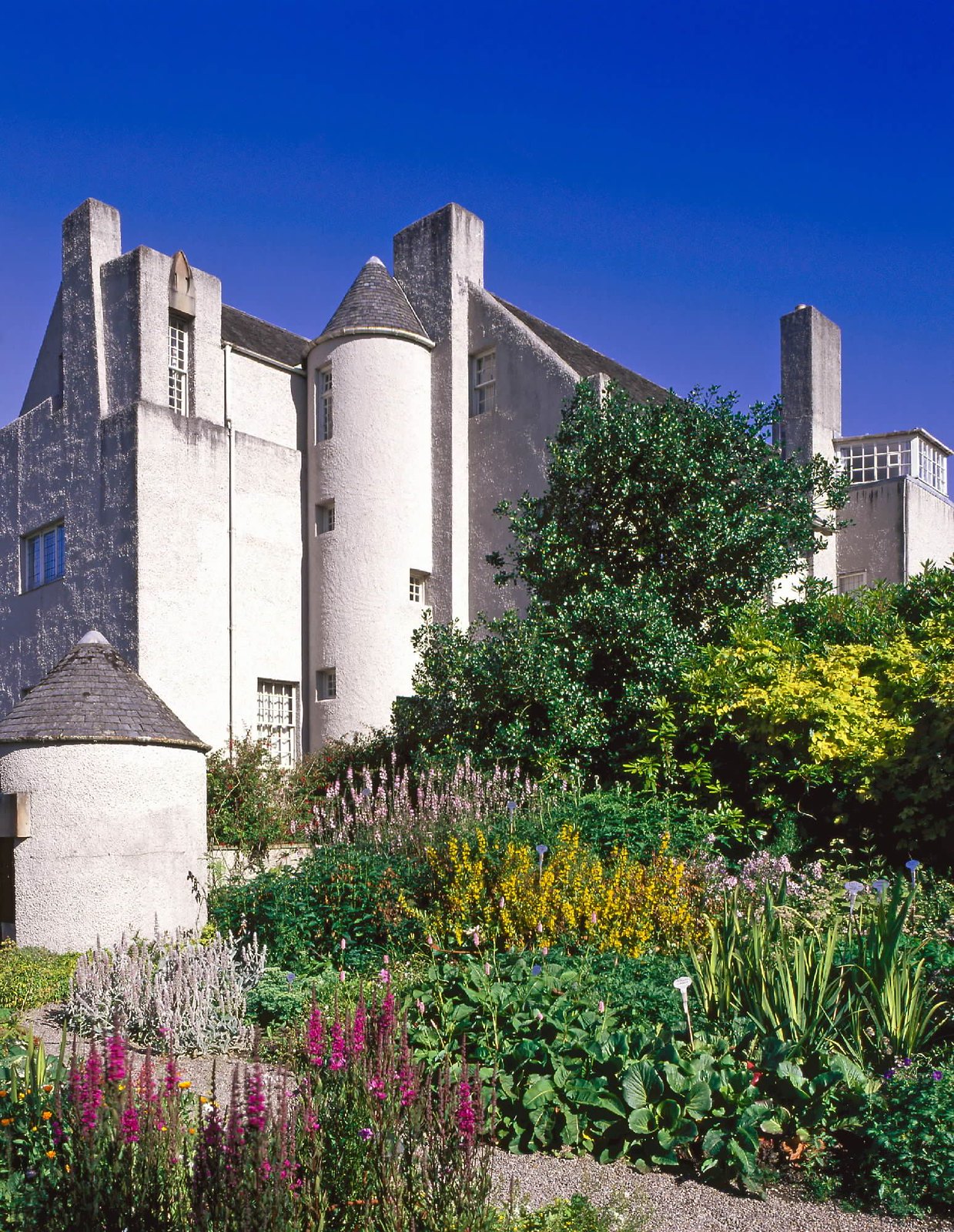 An exterior view of Hill House in Helensburgh