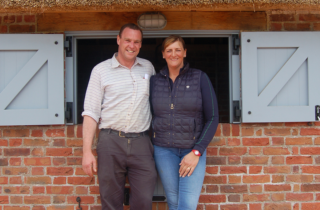 John Rowell and Denise Richardson-Rowell take care of the farm at Dumfries House