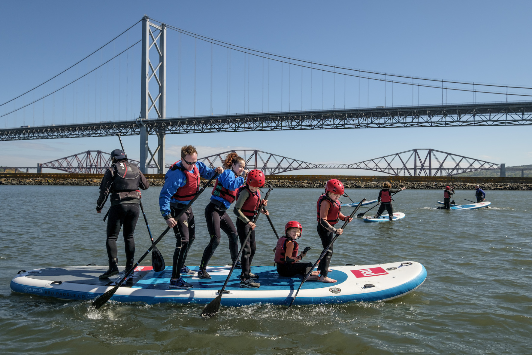 Paddleboarding at the Port Edgar open weekend (Photo: Mike Wilkinson)