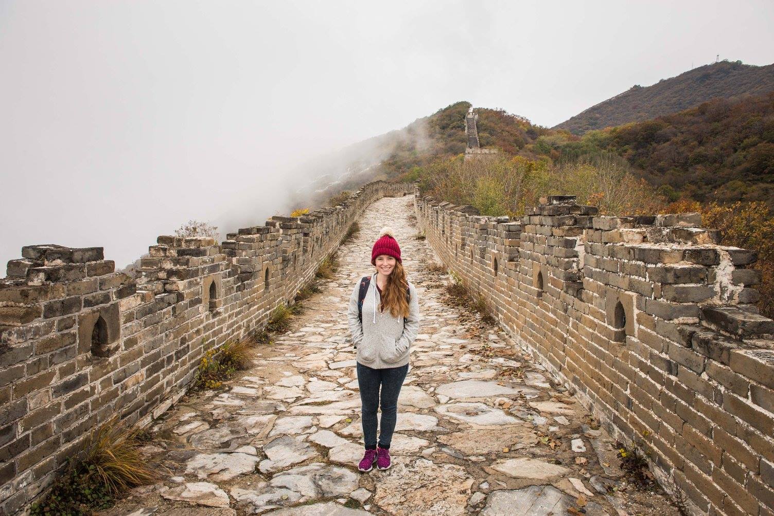 Up in the clouds on The Great Wall 
