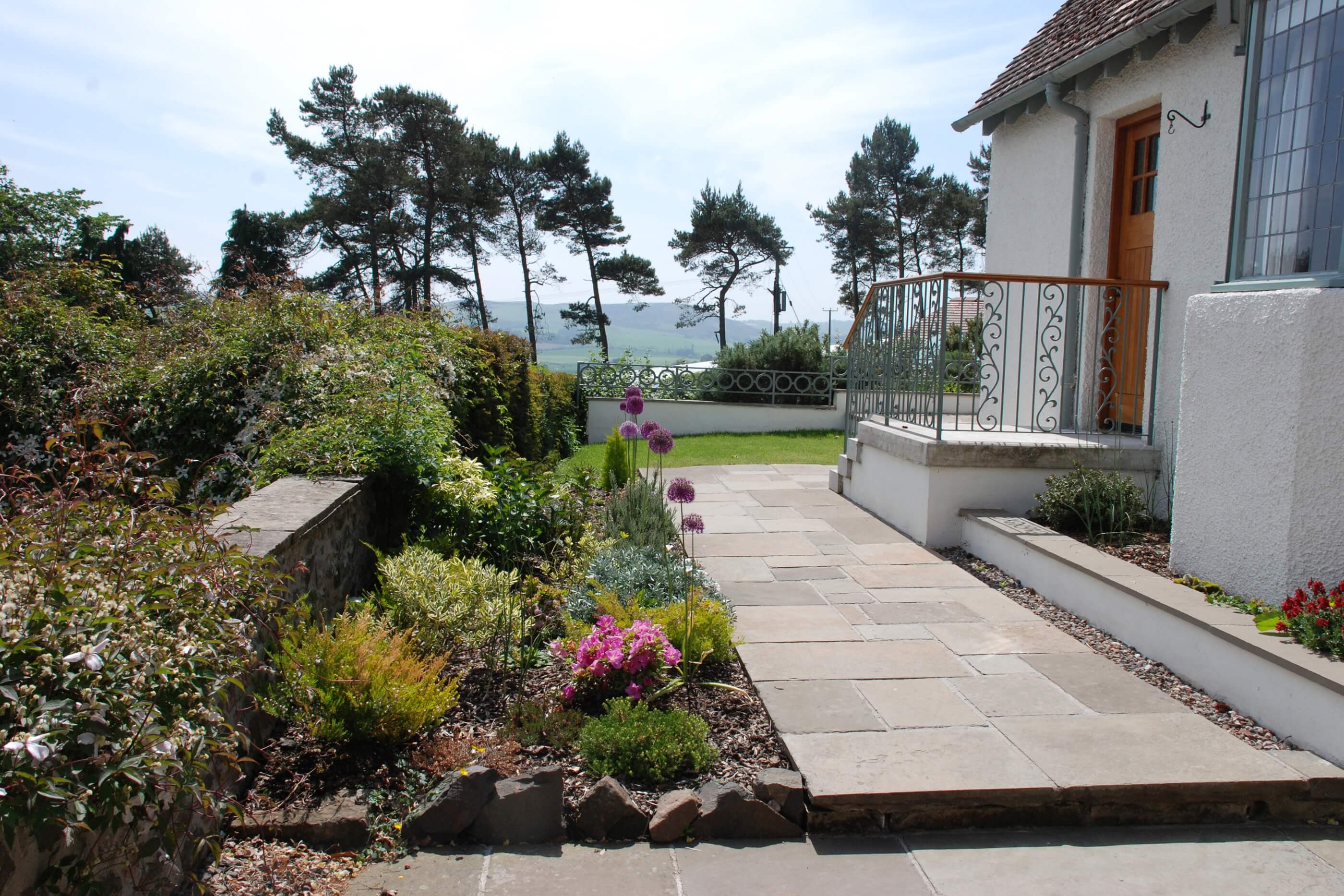 Beautiful views from Sandford House in Fife