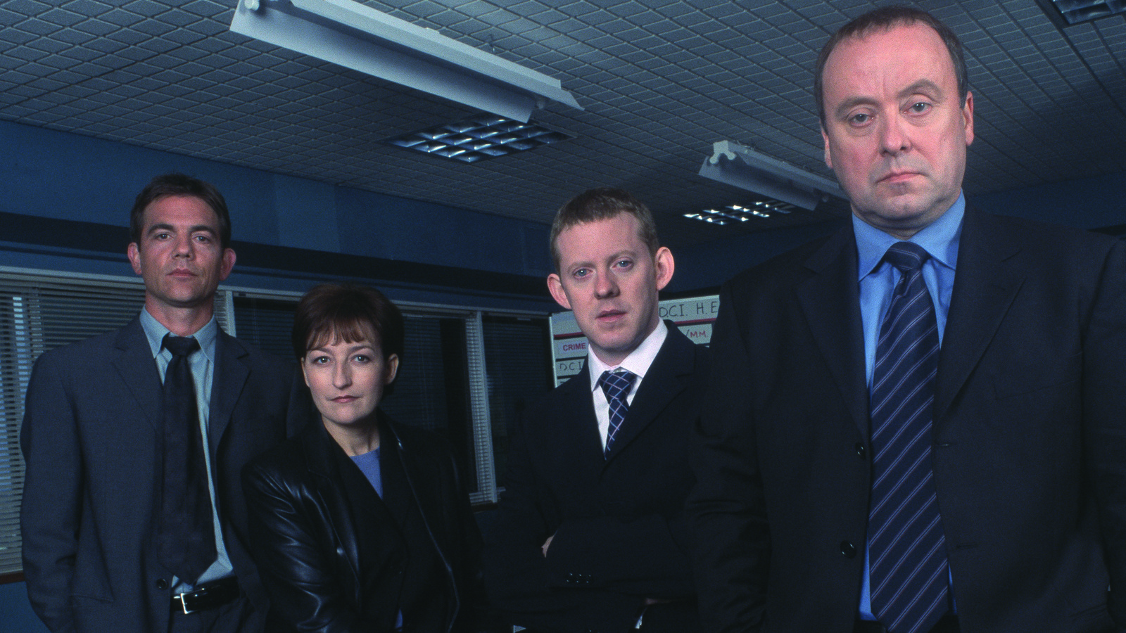 Blythe Duff and her co-stars in series 19 of Taggart