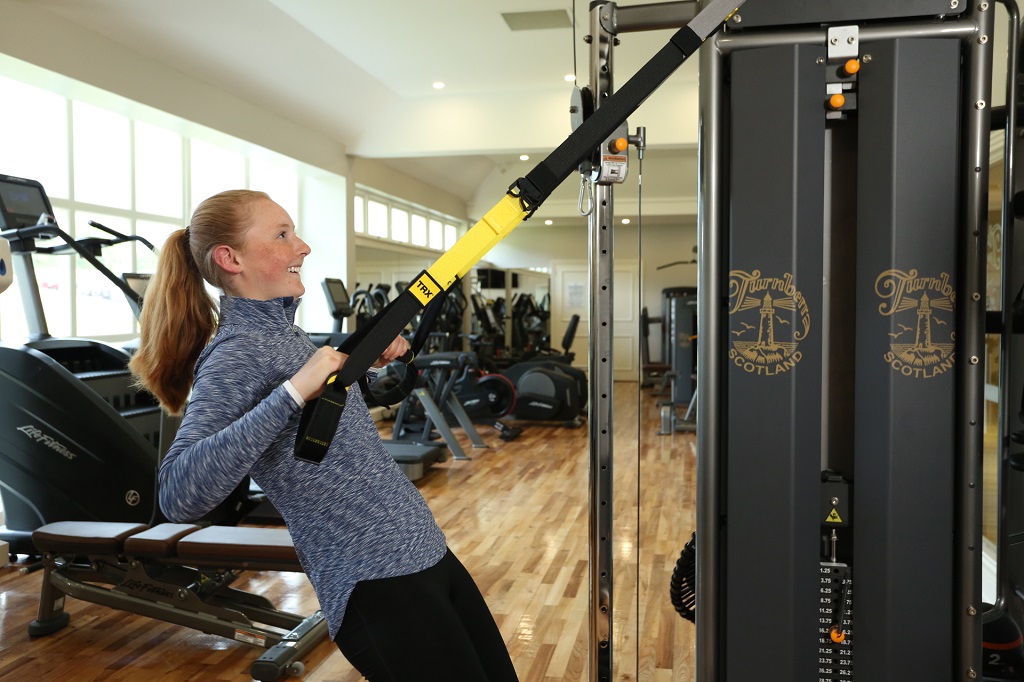 The revamped gym facilities at Trump Turnberry