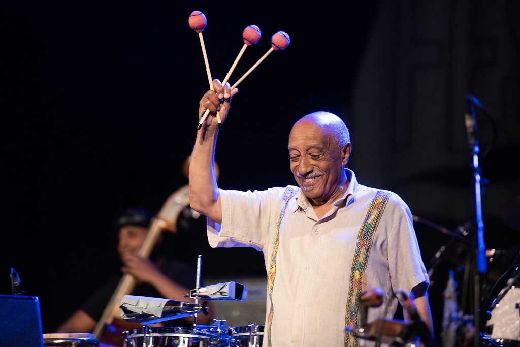 Mulatu Astatke at The Old Fruitmarket (Photo: Sean Purser)