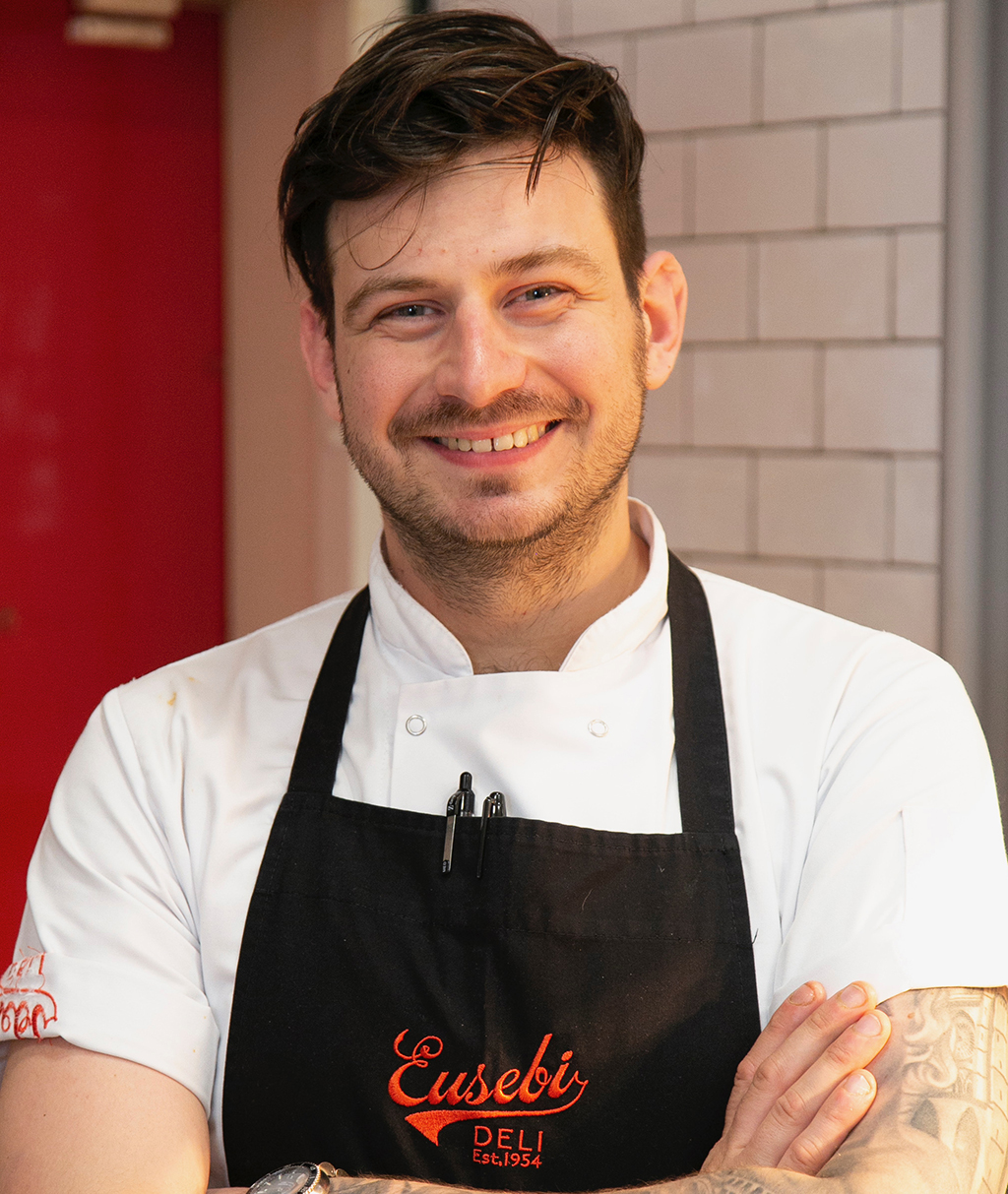 Sebastian Wereski, head chef at Eusebi Deli