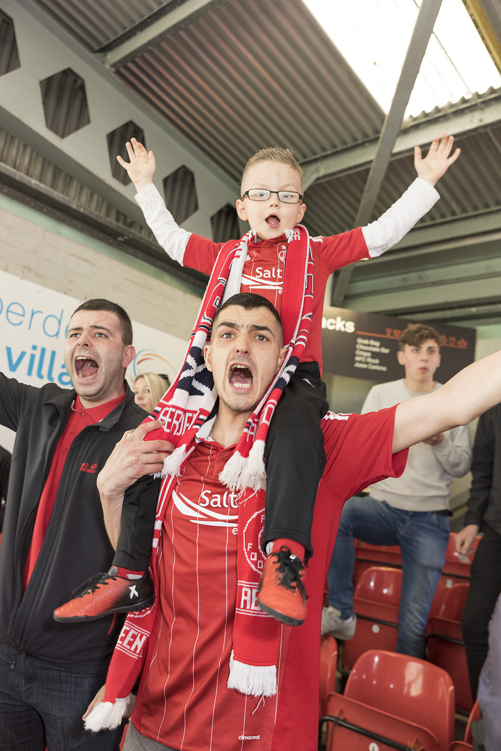 Parr's photograph at Aberdeen Football Club in 2017.