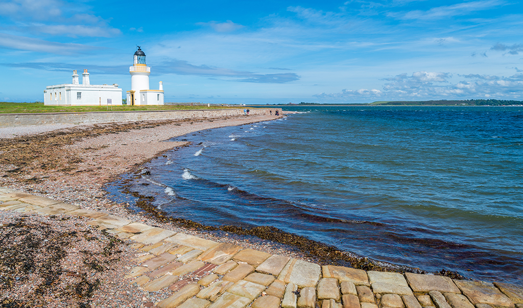 Chanonry Point, at the end of Chanonry Ness, on the Black Isle