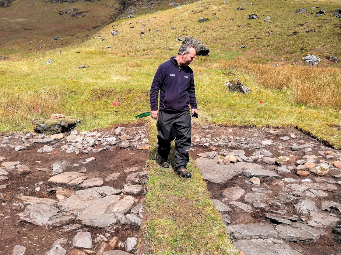 The National Trust for Scotland has been excavating a site in Glencoe