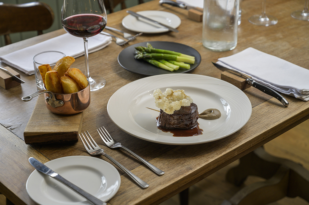 The locally-source fillet steak at the Plough Inn (Photo: Phil Wilkinson)