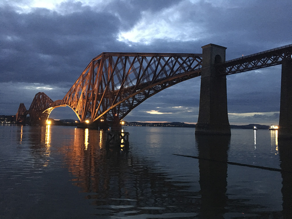 Seeing the bridges from a new perspective highlighted their beauty as landmarks of Scotland. 