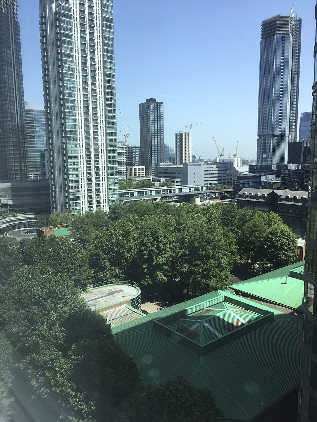 A room with a view from Lincoln Plaza Hotel. 