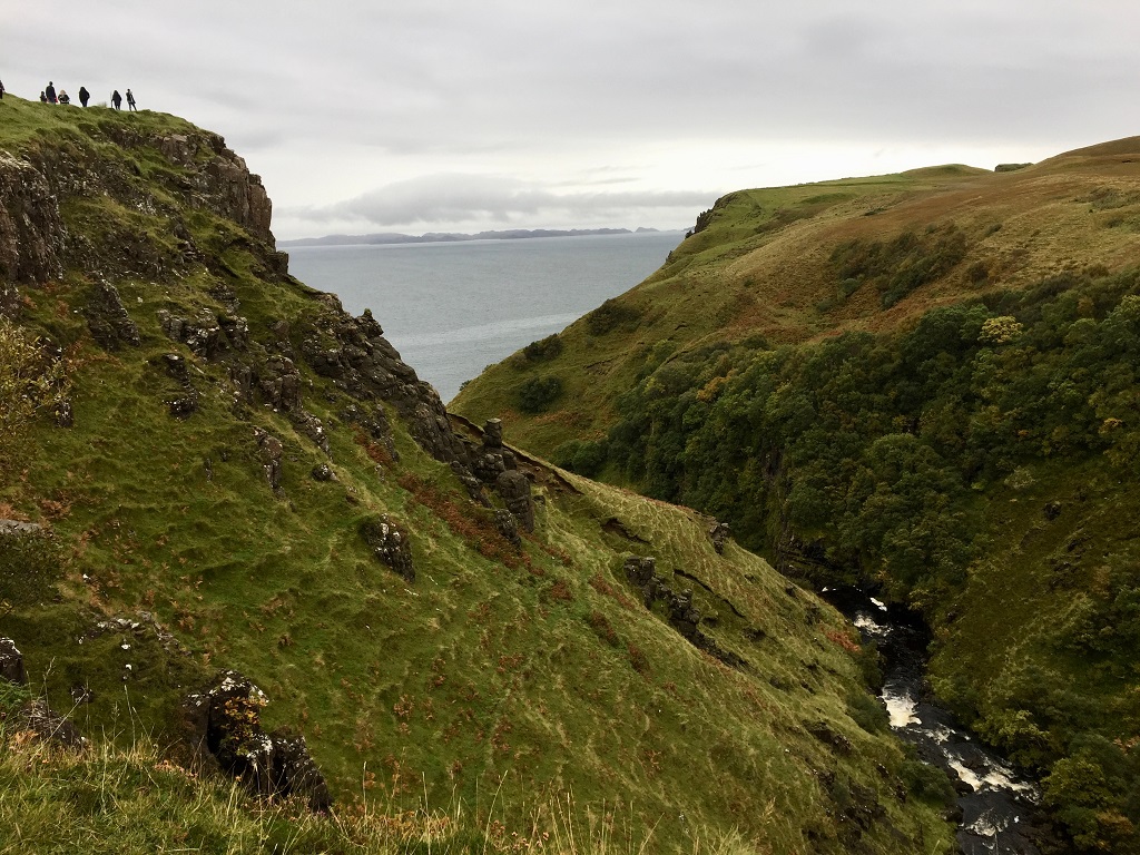 The beautiful Lealt Gorge on the Isle of Skye