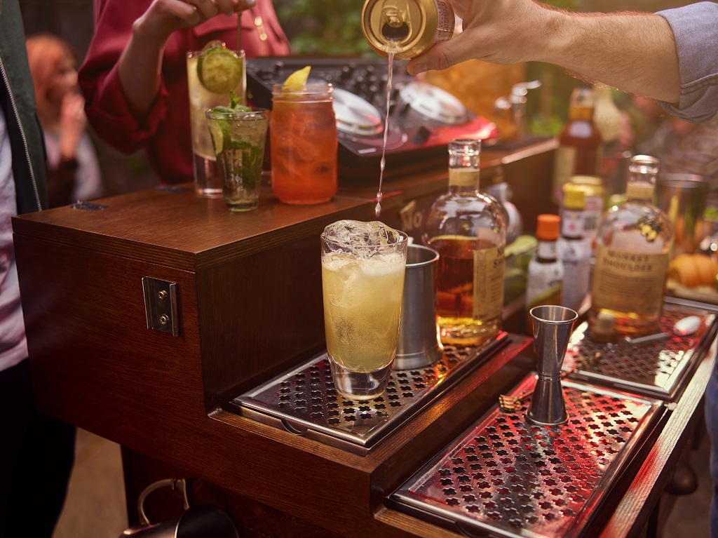 The Monkey Shoulder Tea Trolley