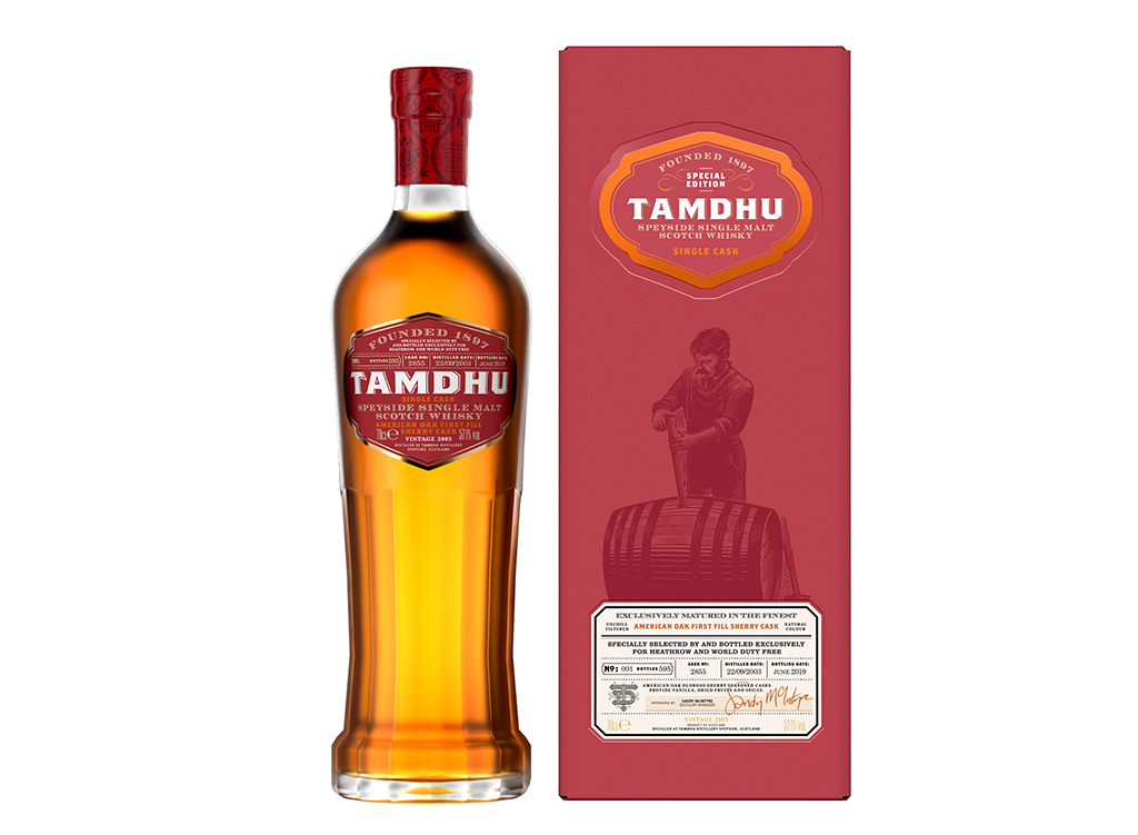 The Heathrow exclusive Tamdhu Single Cask (Phone: Chris Watt) 