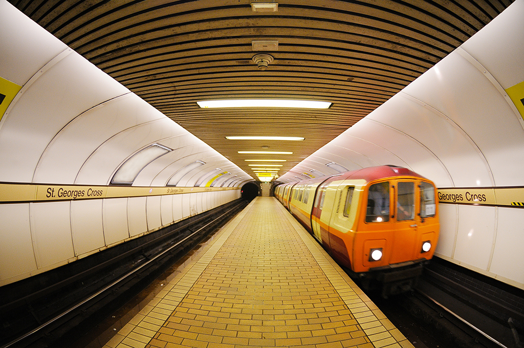 GLasgow Underground train