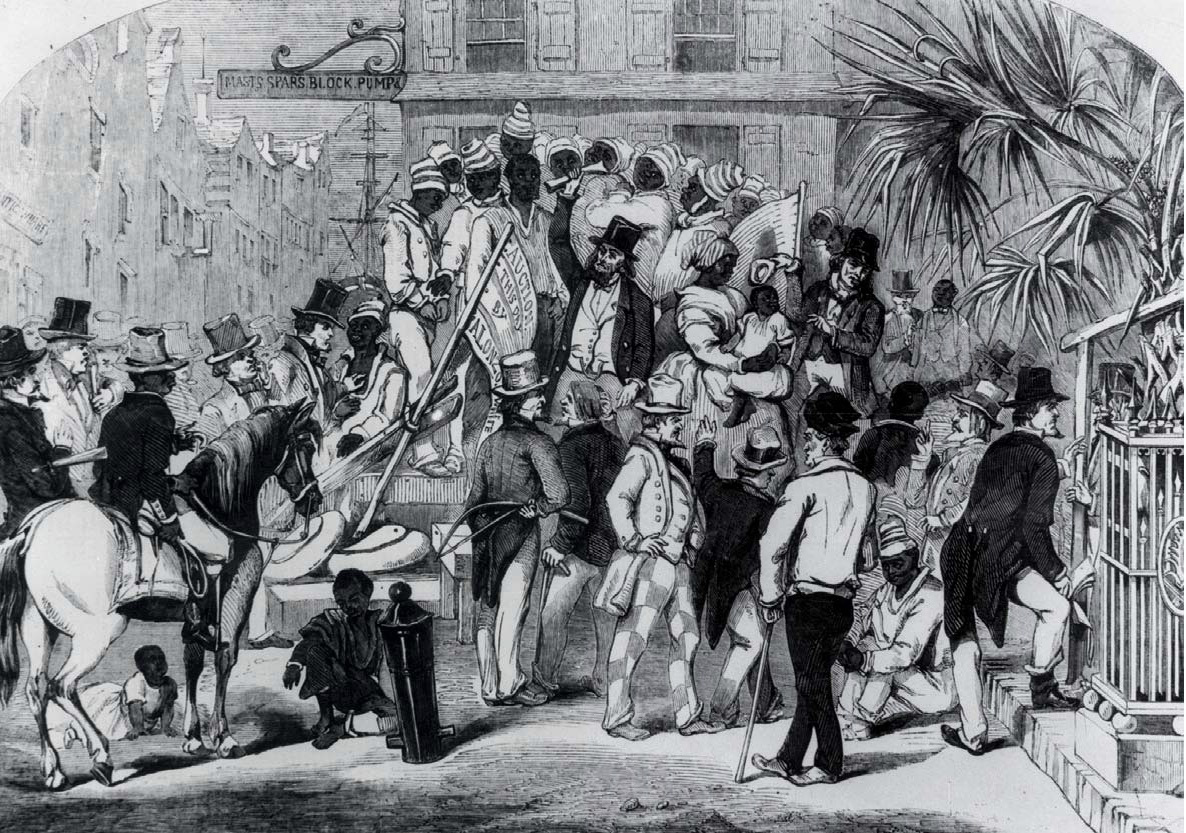 ‘The Dozens’ were humiliating auctions of useless slaves which were thought to have spawned rap battles
