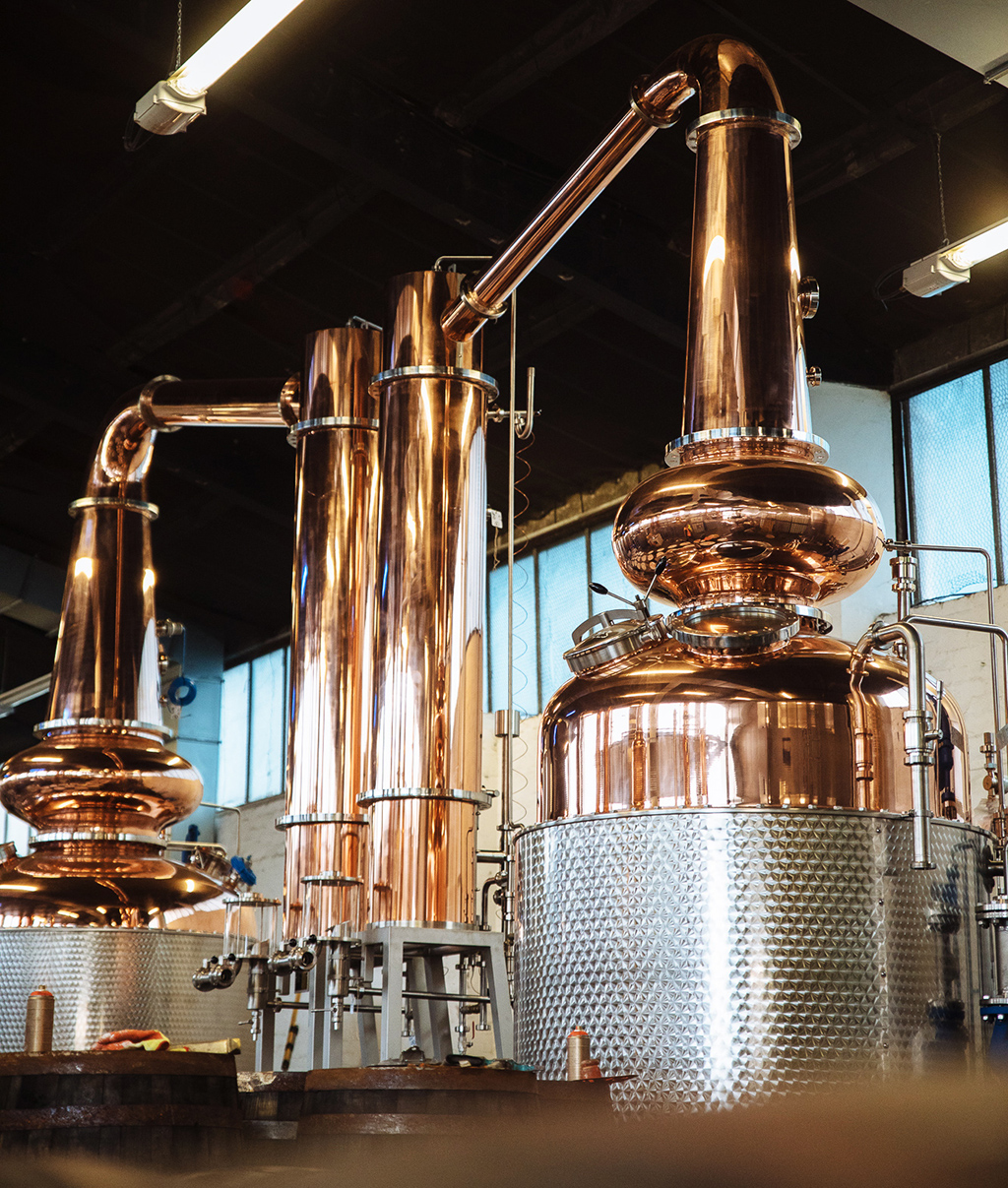 The Glasgow Distillery stills