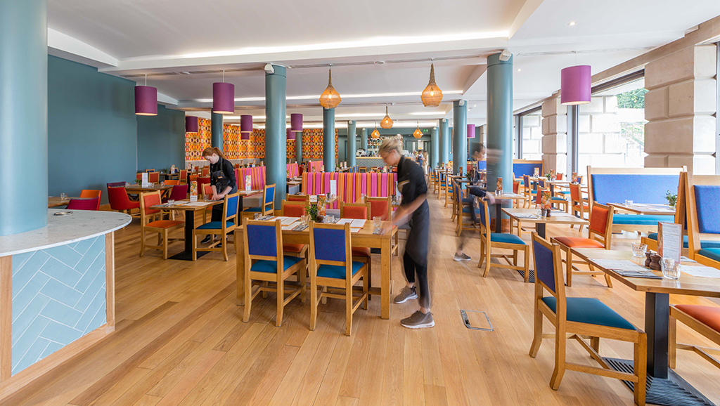 06.08.2019. Contini Scottish Cafe and Restaurant at the Scottish National Gallery, Edinburgh.