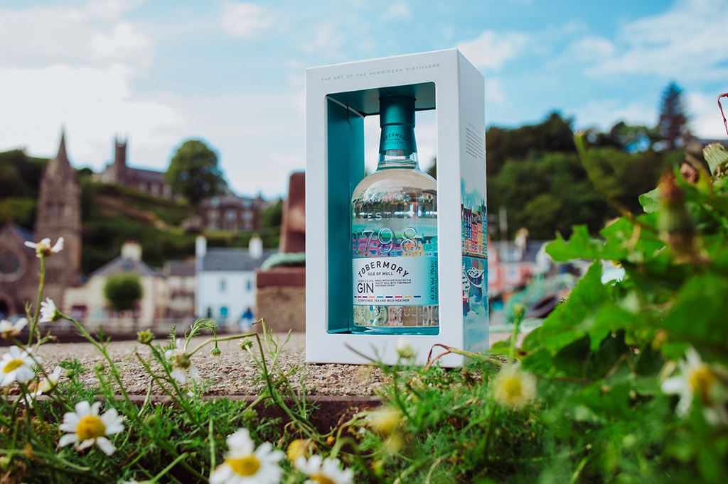 Tobermory Gin has been created in the distillery on Mull