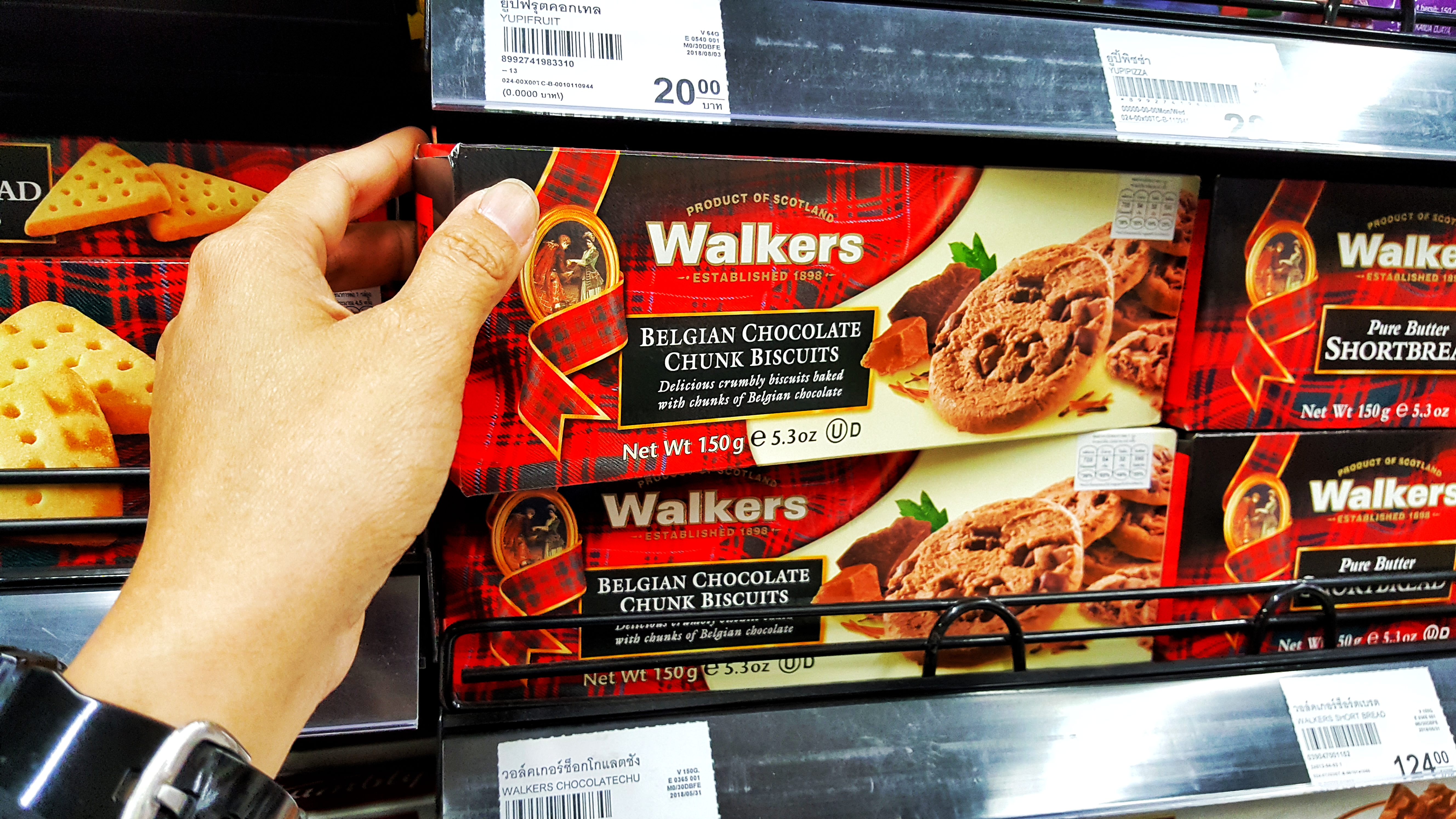 Walkers shortbread and biscuits are sold all over the world