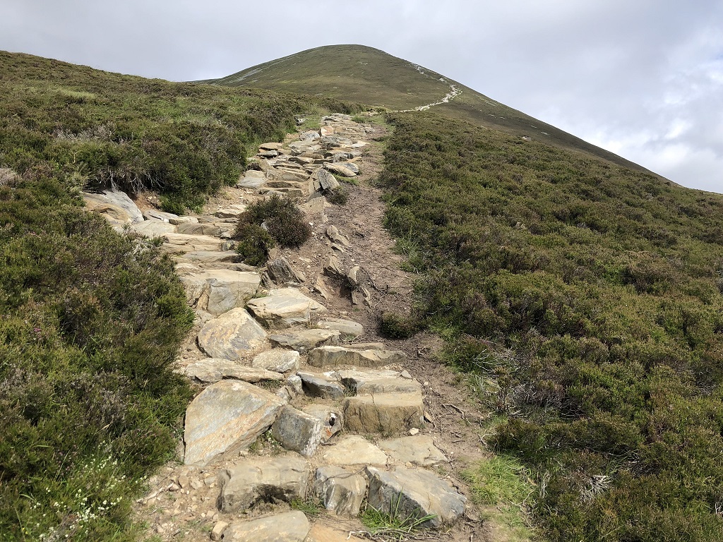 The pathway at Beinn a’Ghlo 