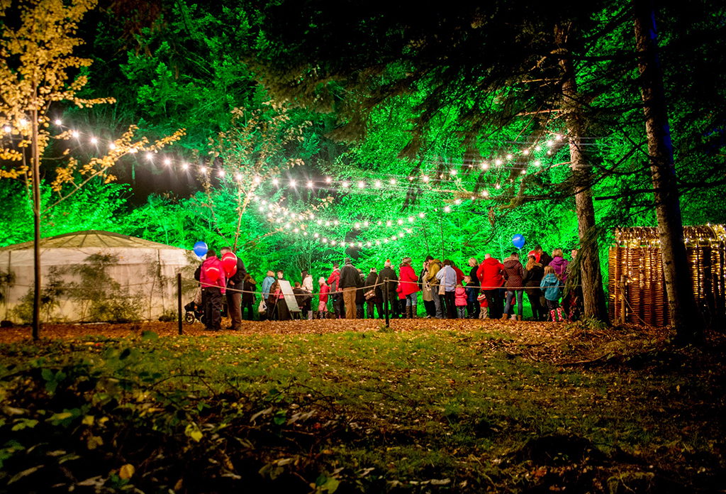 The Story Telling Yurt at the Enchanted Forest in Perthshire