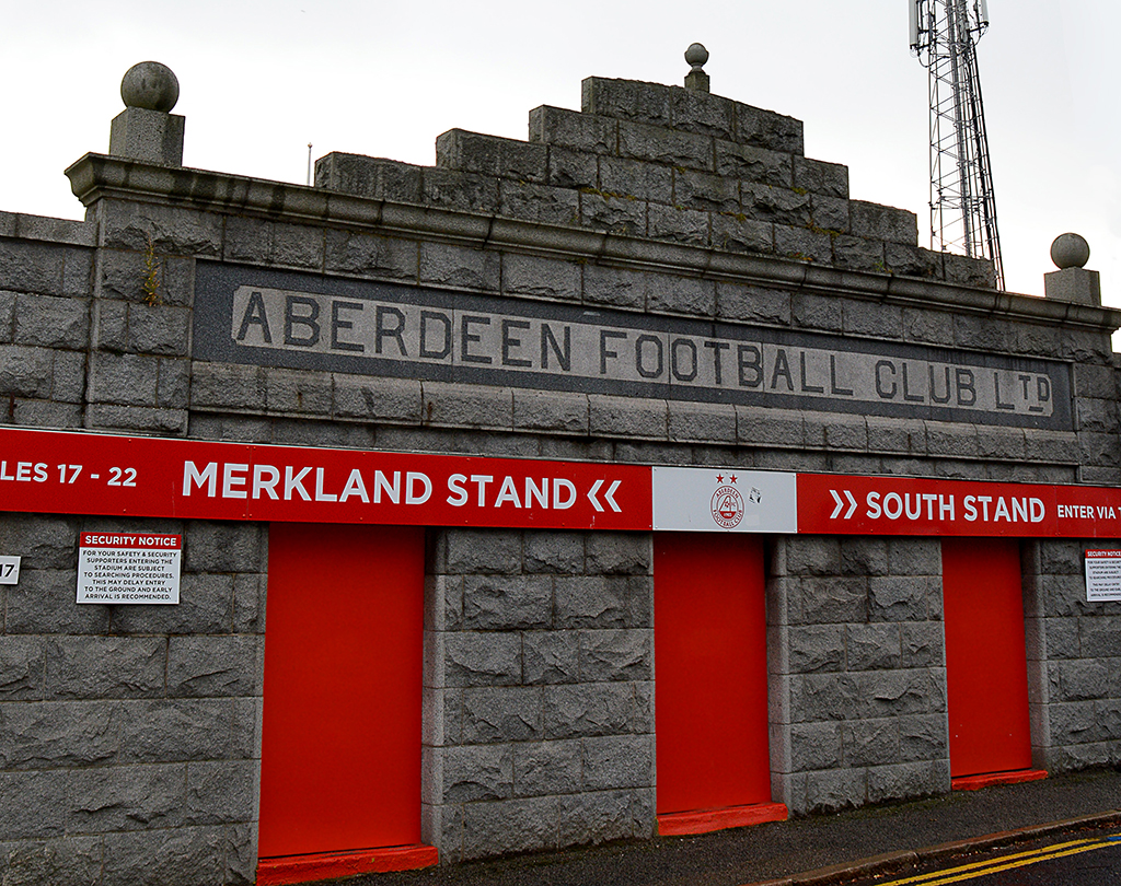 Aberdeen FC's Pittodrie Stadium had the first football dugouts (Photo: douglasmack/Shutterstock)
