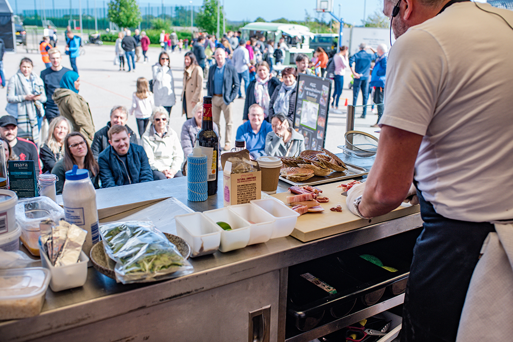 Fantastic fast food at the Deeside Local Food Festival