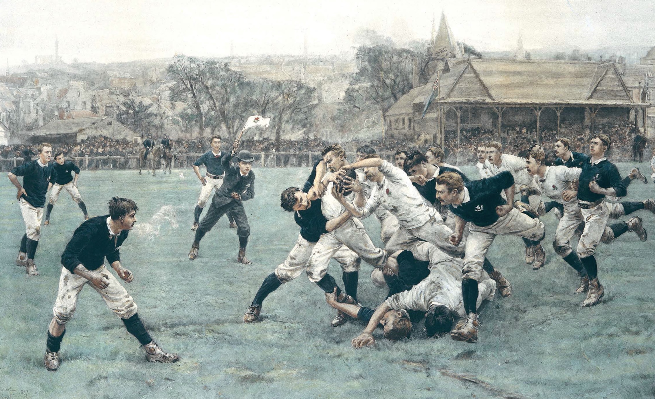 The Auld Enemies quickly developed a deep rivalry after their first rugby clash in 1871