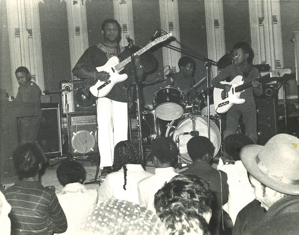 A photograph showing Musical Youth performing at The Reggae Klub c.1976-1982 (Photo: Maureen and Jeffrey Daley)