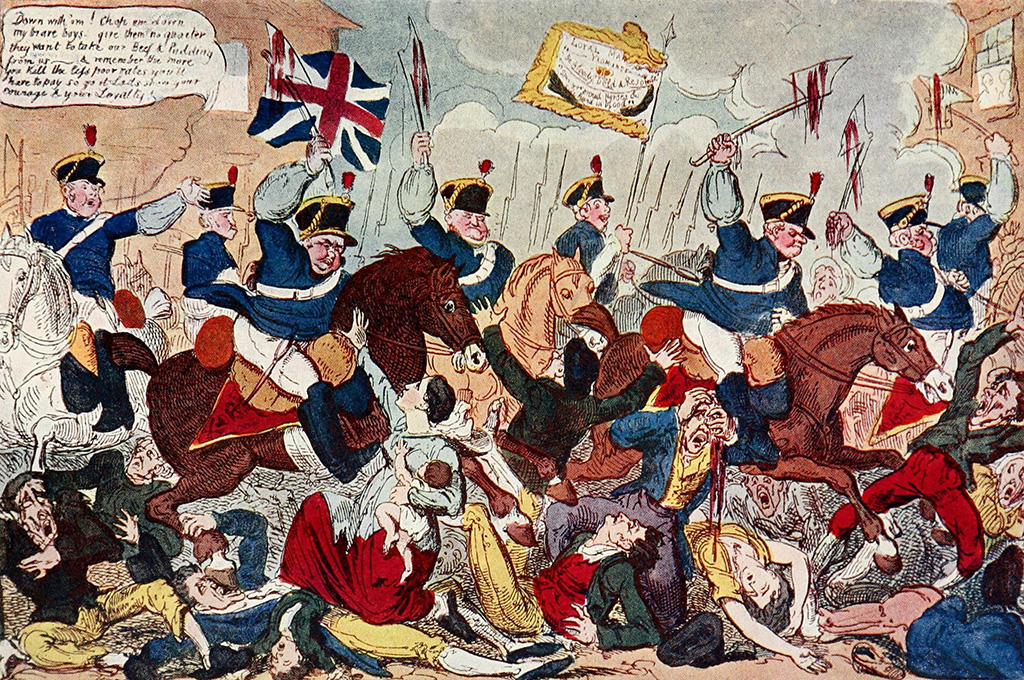 The shocking events of the Peterloo Massacre, which took place in Manchester in 1819, fuelled the anger of the Scots radicals