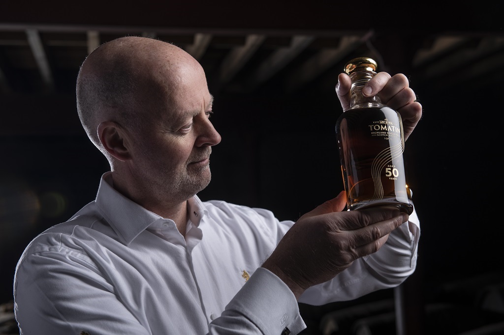 Graham Eunson was recently promoted to distillery operations director at Tomatin