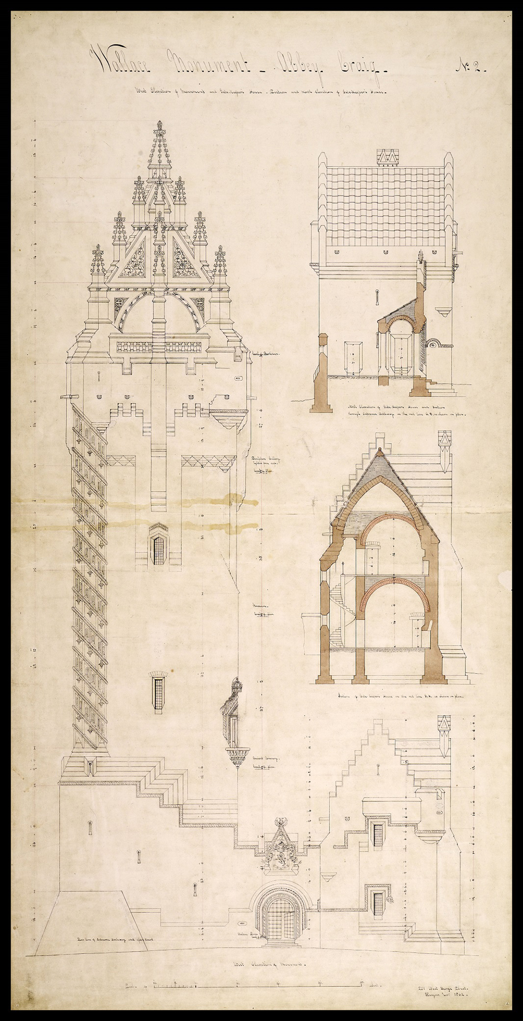 The Wallace Monument plans