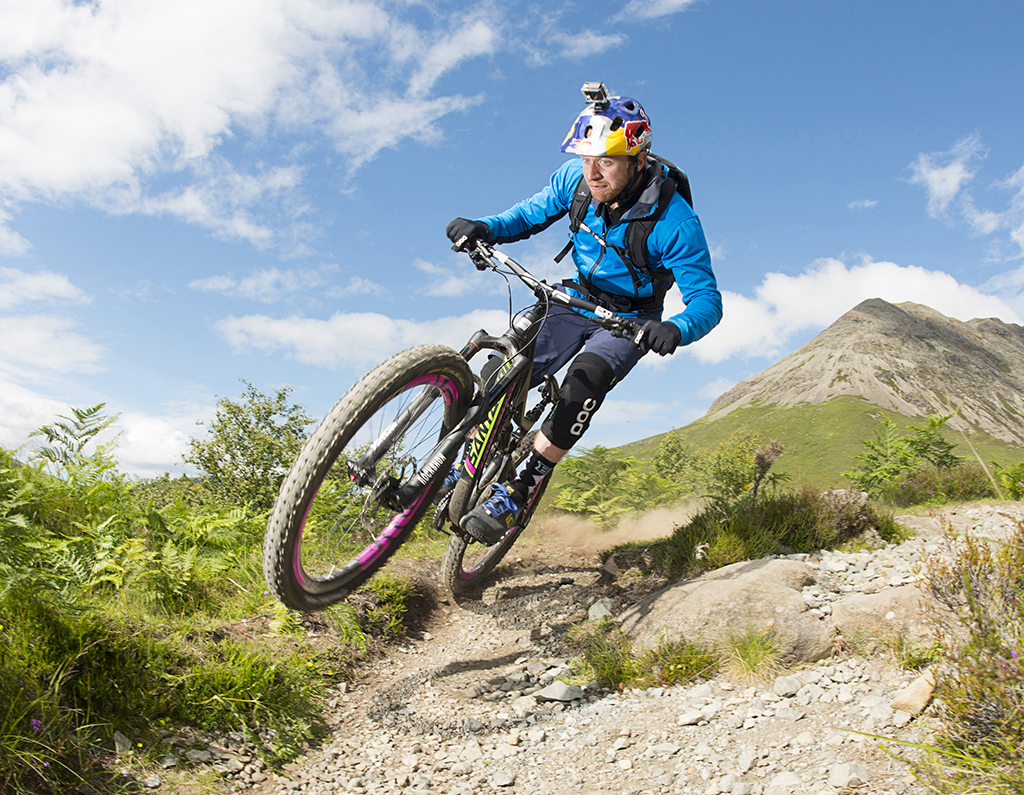 The Cuillins tested Danny’s abilities to the limit as he filmed The Ridge. (Photo: Andy McCandlish)