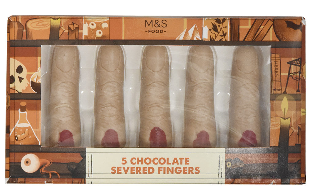 5 Chocolate Severed Fingers, 80g £3