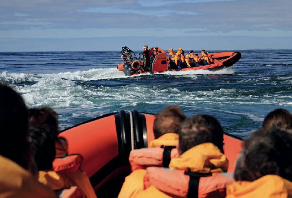 The whirlpool is popular with tourists