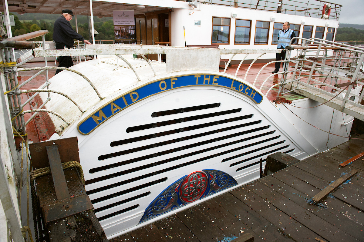 The next stage of fundraising is underway for the Maid of the Loch (Photo: Lenny Warren)