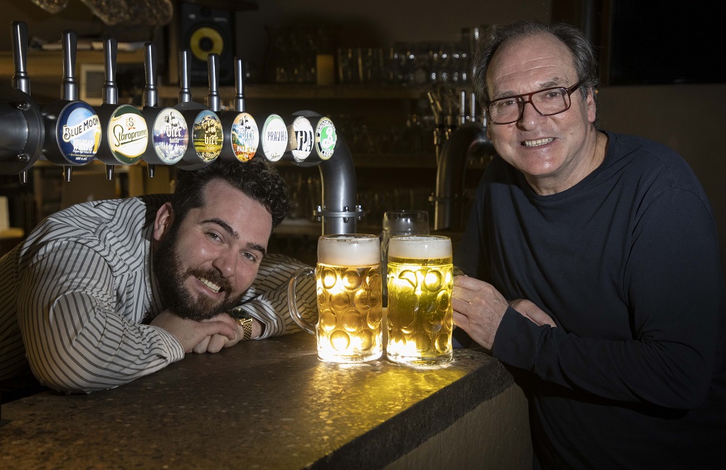 Colin Barr with son Joshua Barr (Photo: Mark F Gibson)