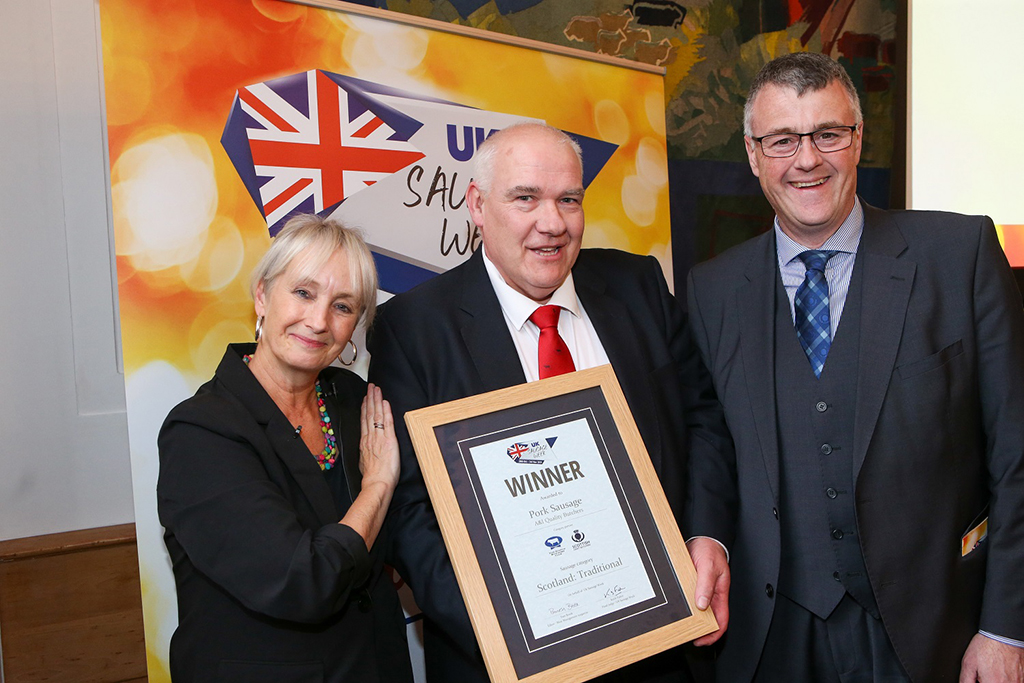 A&amp;I Quality Butchers from Culloden took home theBest Traditional Sausage, Scotland, title