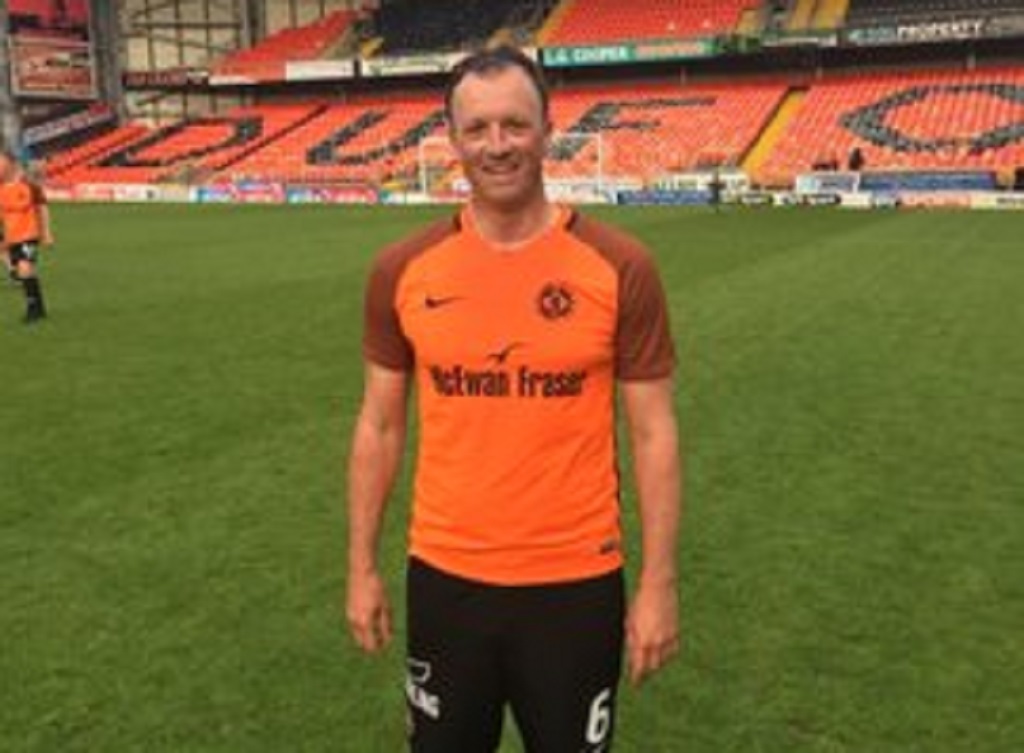 Neil Forsyth at his beloved Tannadice, home of Dundee United