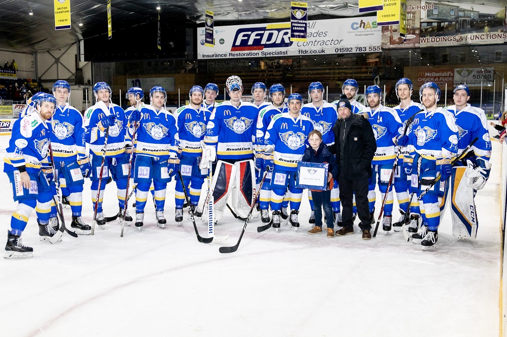 Archie and Walter Anderson with the Fife Flyers