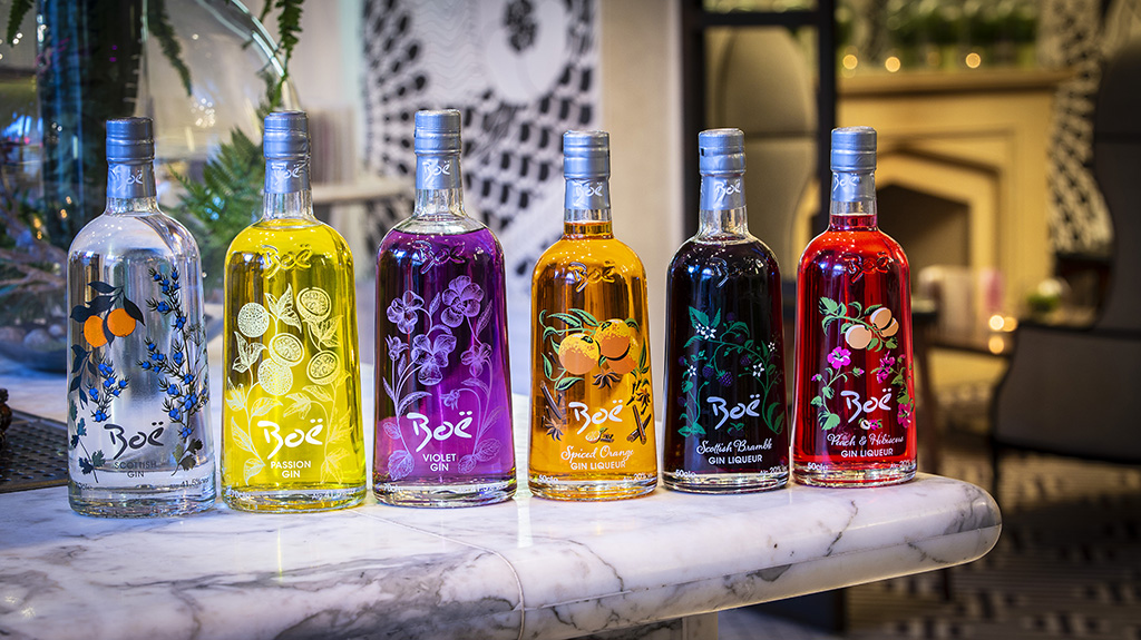 The Boe gin range