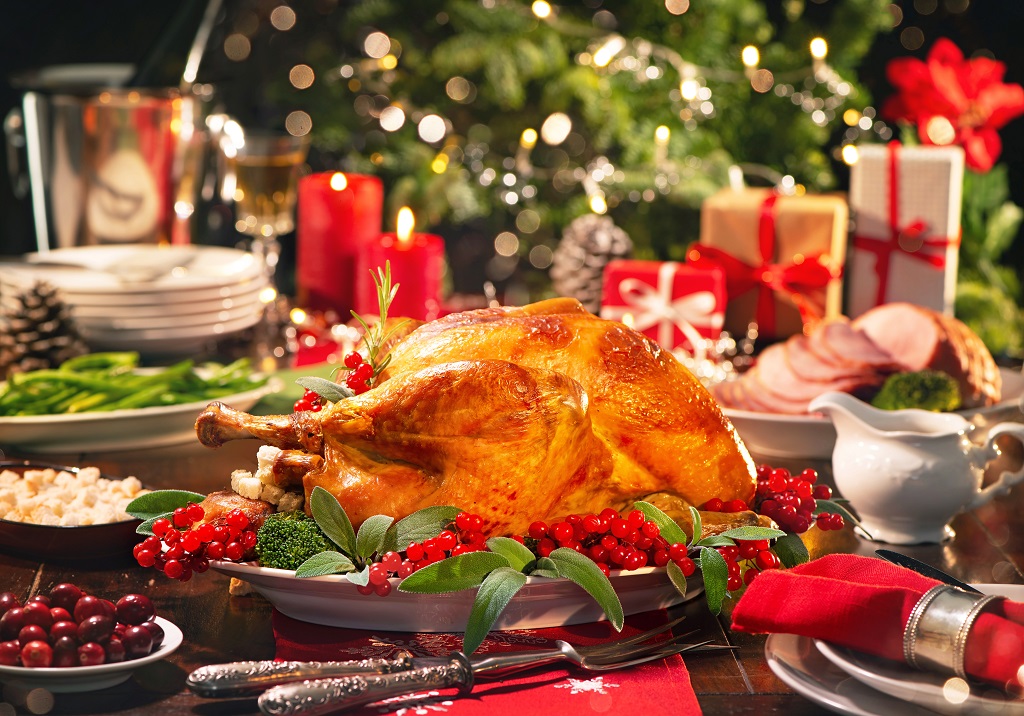 Christmas dinner turkey