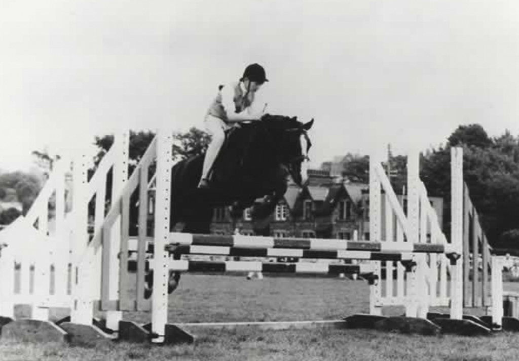 A very young Ian and Black Magic at Selkirk Common Riding Gymkhana (Photo: Ian Stark)