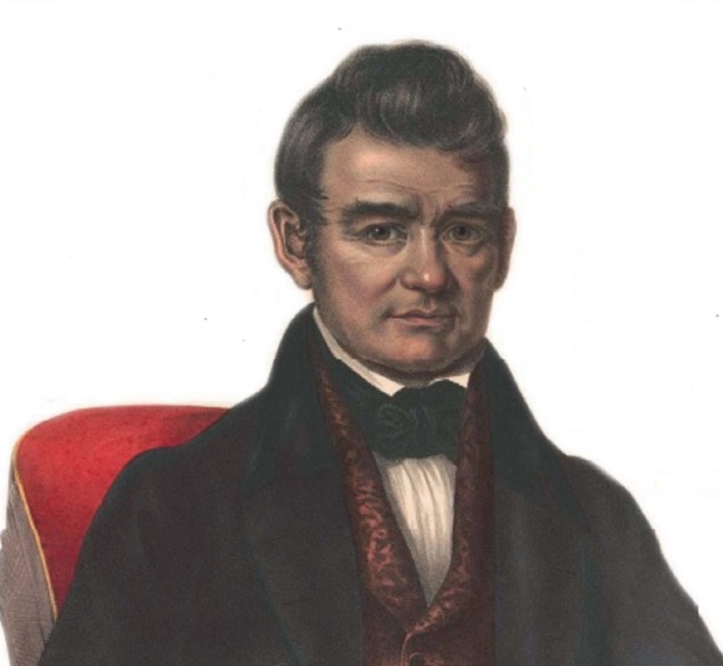 John Ross, a.k.a. Little 
White Bird, was the leading Cherokee negotiator in Washington, DC
