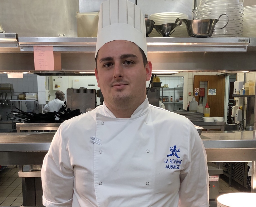 Jordan Shane, La Bonne Auberge's head chef