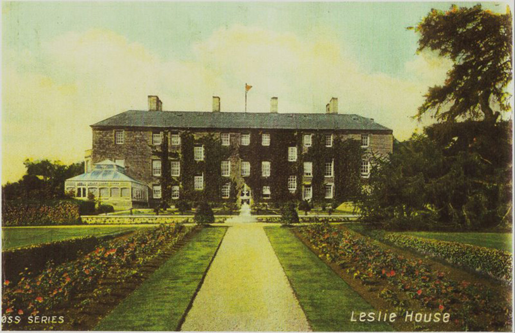 Leslie House in Fife, pictured in its heyday