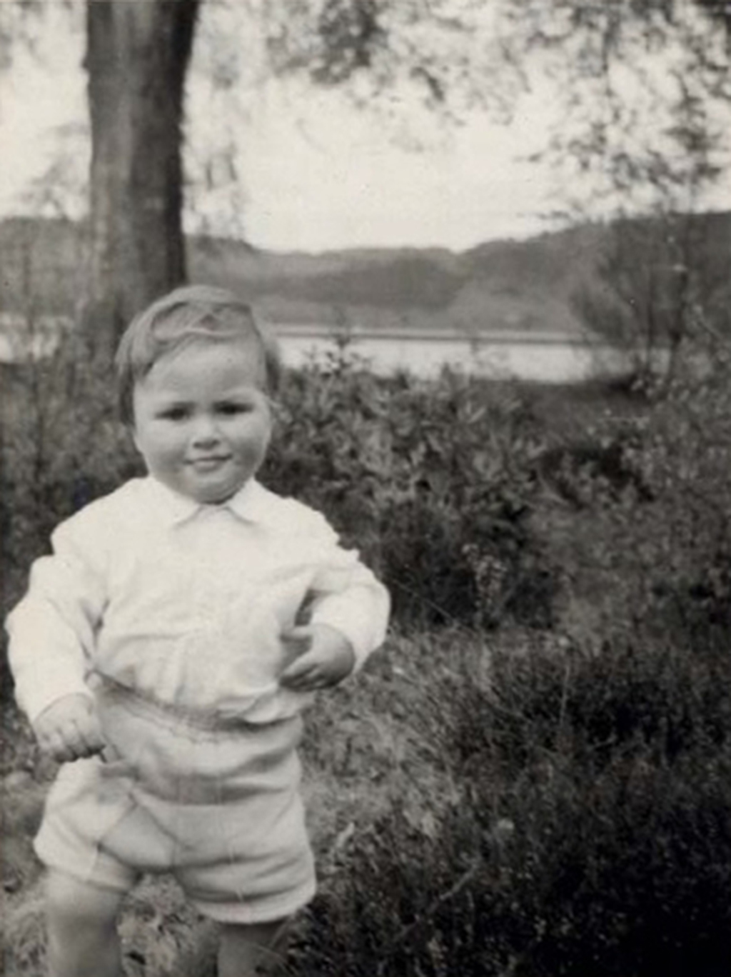 It's Nick Bairn - the chef as a young lad